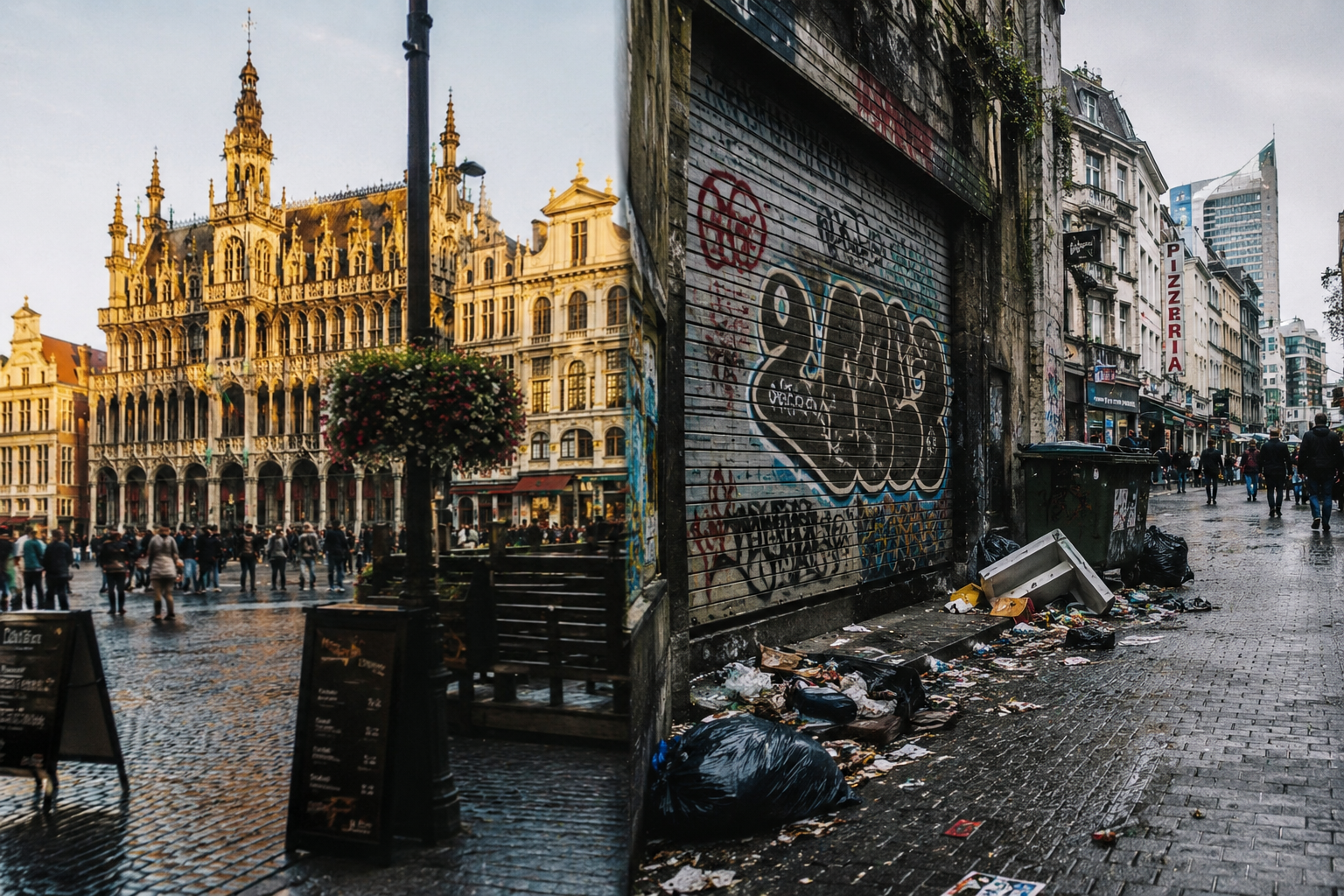 Bruxelles è una Grand Place meravigliosa circondata da una città che mi ha deluso