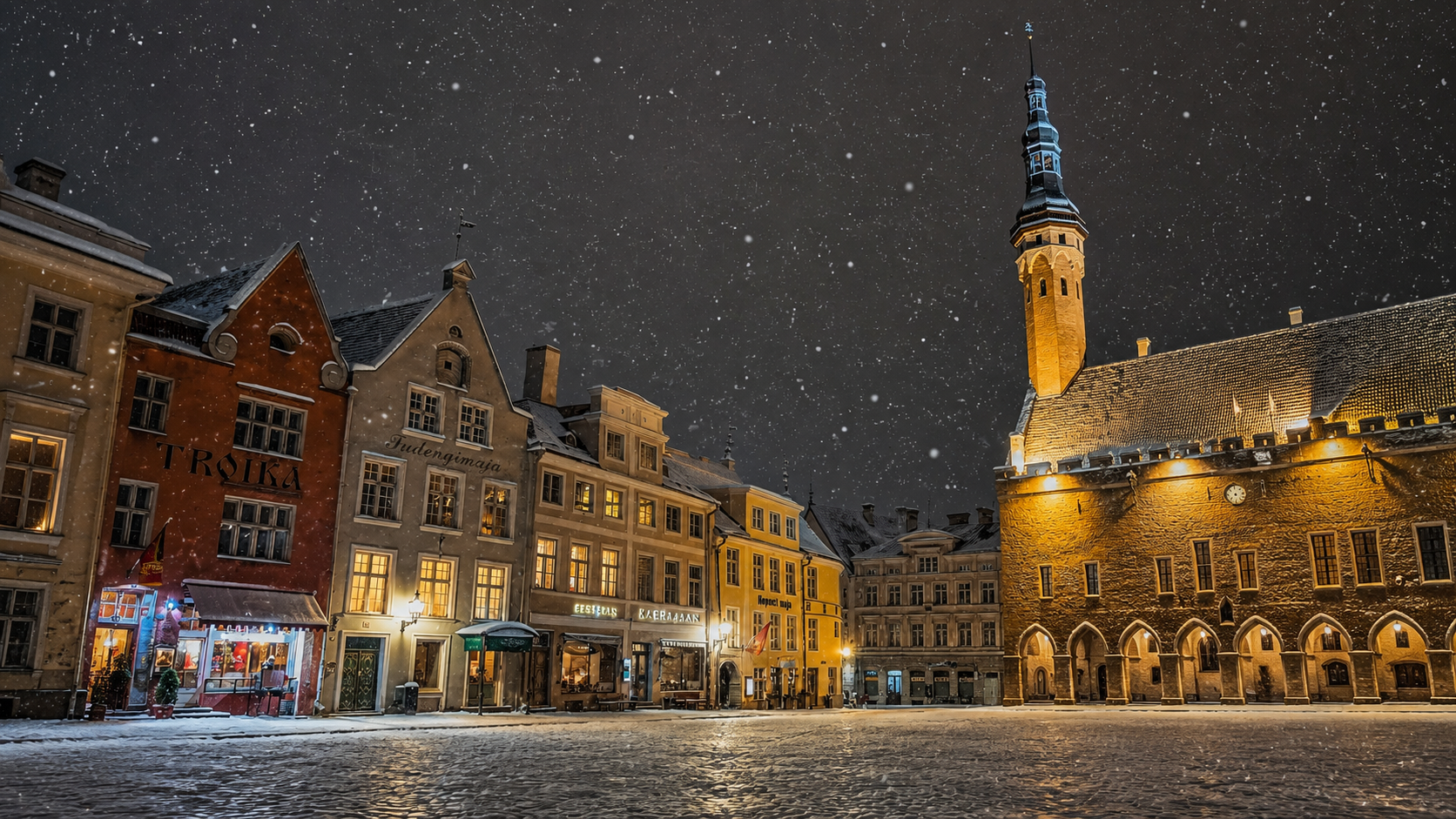 Tallinn sembra una cartolina medievale