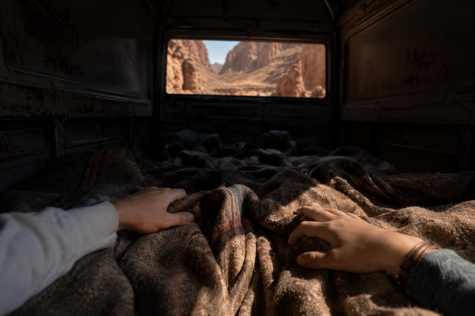 A ventun anni mi sono nascosto sotto una coperta nel deserto giordano